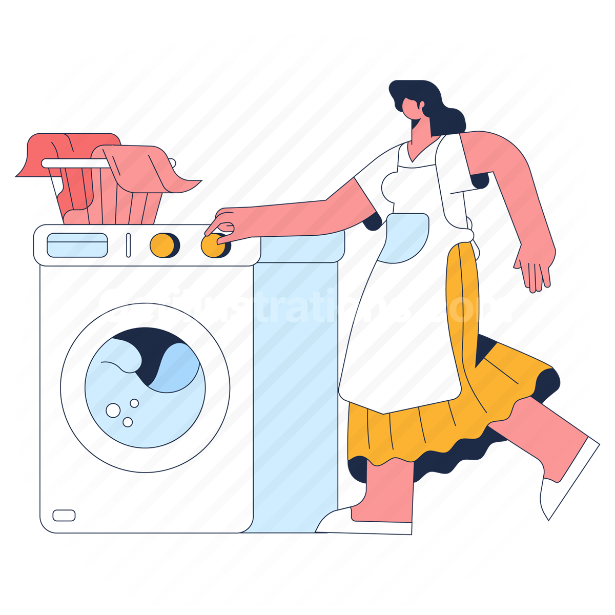 laundry, washing machine, machine, appliance, chores, furnishing